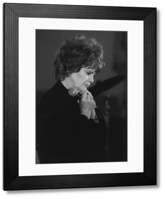 Framed Print : Annie Ross, Cambridge, 1995. Creator: Brian Foskett Framed Print : Annie Ross, Cambridge, 1995. Creator: Brian Foskett