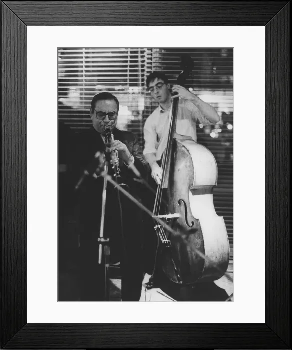 Framed Print : Peanuts Hucko, Mike Hutton, Cambridge, 1988. Creator: Brian Foskett
