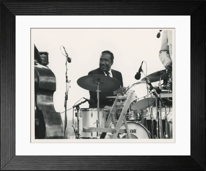 Framed Print : Chico Hamilton, Capital Radio Jazz Festival, London, 1979. Creator: Brian Foskett Framed Print : Chico Hamilton, Capital Radio Jazz Festival, London, 1979. Creator: Brian Foskett