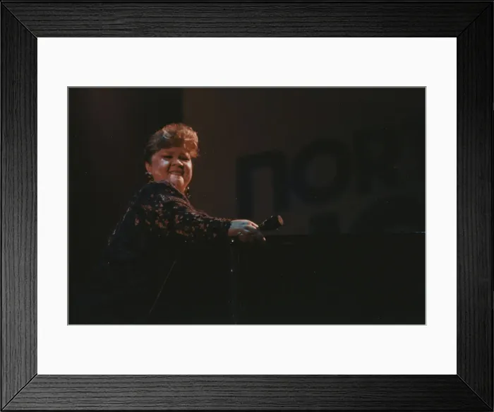 Framed Print : Etta James, North Sea Jazz Festival, Netherlands, 1991. Creator: Brian Foskett Framed Print : Etta James, North Sea Jazz Festival, Netherlands, 1991. Creator: Brian Foskett