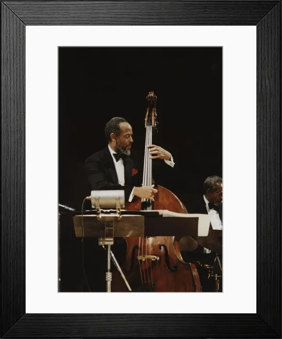 Framed Print : Percy Heath and Connie Kay, Royal Festival Hall, London, 1989. Creator: Brian Foskett Framed Print : Percy Heath and Connie Kay, Royal Festival Hall, London, 1989. Creator: Brian Foskett