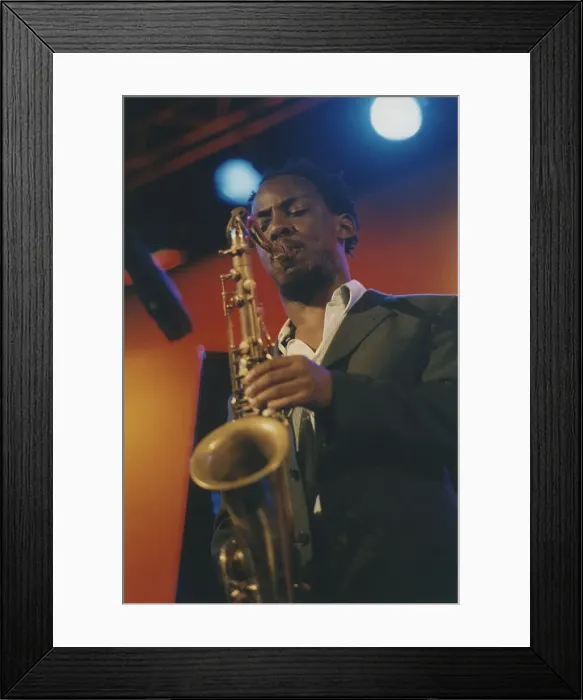 Framed Print : Marcus Strickland, North Sea Jazz Festival, Netherlands, 2006. Creator: Brian Foskett