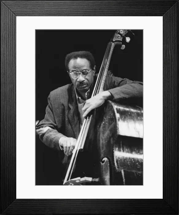 Framed Print : Reggie Workman, London 1997. Creator: Brian Foskett Framed Print : Reggie Workman, London 1997. Creator: Brian Foskett