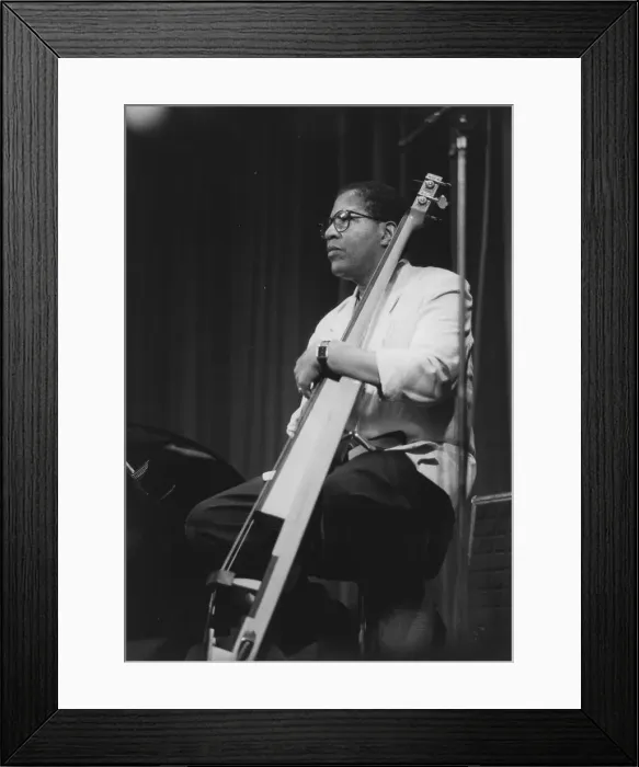 Framed Print : Bob Cranshaw, North Sea Jazz Festival, The Hague, the Netherlands, c1982. Creator: Brian Foskett Framed Print : Bob Cranshaw, North Sea Jazz Festival, The Hague, the Netherlands, c1982. Creator: Brian Foskett