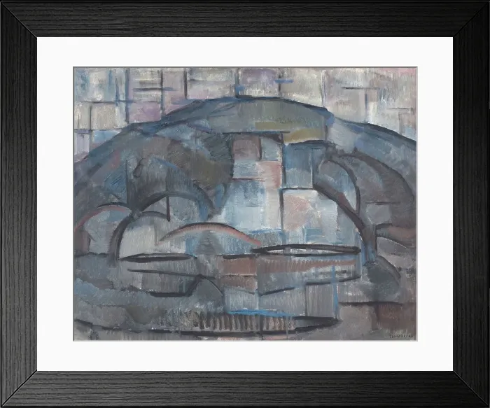 Framed Print : Landscape, 1912. Creator: Mondrian; Piet (1872-1944) Framed Print : Landscape, 1912. Creator: Mondrian; Piet (1872-1944)