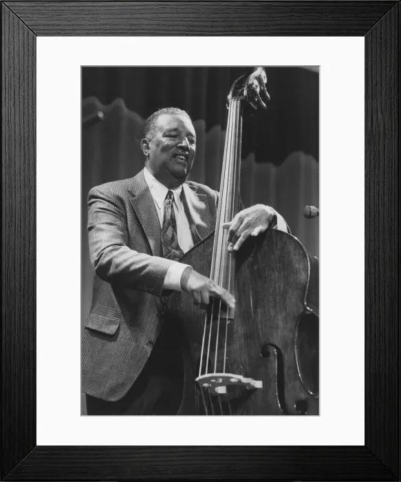 Framed Print : Ray Brown, North Sea Jazz Festival, 1993. Creator: Brian Foskett Framed Print : Ray Brown, North Sea Jazz Festival, 1993. Creator: Brian Foskett