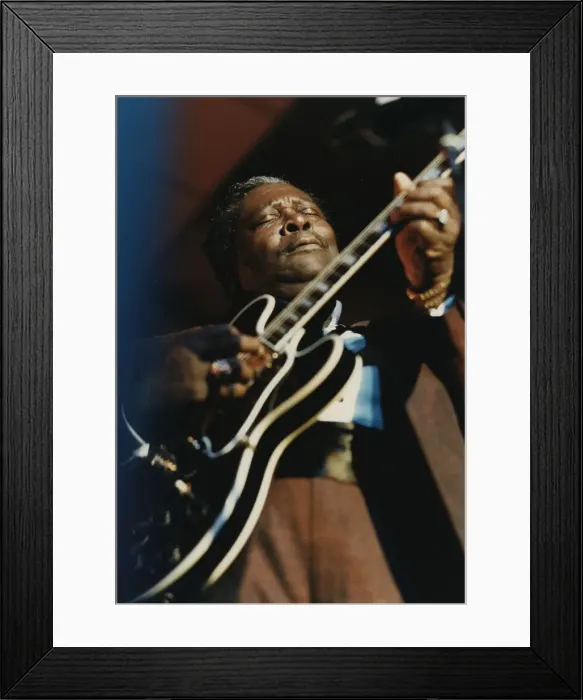 Framed Print : B.B.King, Maastricht Jazz Festival, 1991. Creator: Brian Foskett Framed Print : B.B.King, Maastricht Jazz Festival, 1991. Creator: Brian Foskett