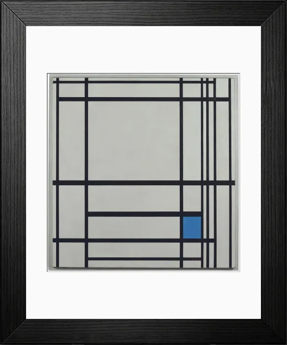Framed Print : Compositie met lijnen en met kleur: III, 1937. Creator: Mondrian; Piet (1872-1944) Framed Print : Compositie met lijnen en met kleur: III, 1937. Creator: Mondrian; Piet (1872-1944)