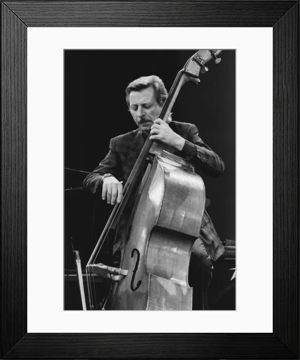Framed Print : George Mraz, North Sea Jazz Festival, Netherlands, 1992. Creator: Brian Foskett Framed Print : George Mraz, North Sea Jazz Festival, Netherlands, 1992. Creator: Brian Foskett