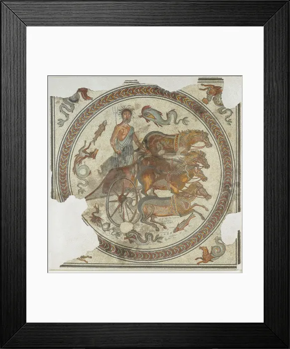 Framed Print : Triumph of Neptune, 2nd cen. AD. Creator: Classical Antiquities () Framed Print : Triumph of Neptune, 2nd cen. AD. Creator: Classical Antiquities ()