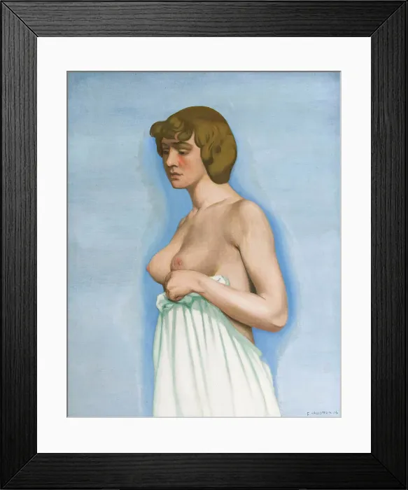 Framed Print : Femme tenant sa chemise, 1914. Creator: Vallotton; Felix Edouard (1865-1925) Framed Print : Femme tenant sa chemise, 1914. Creator: Vallotton; Felix Edouard (1865-1925)