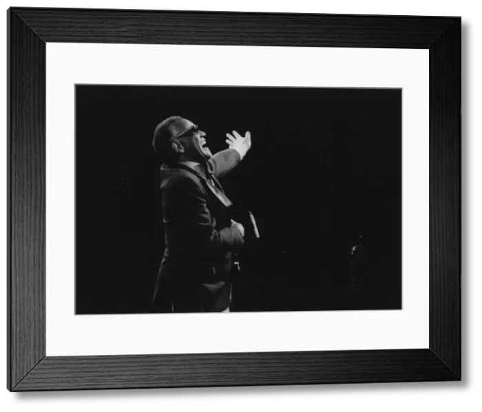 Framed Print : Ray Charles, Capital Radio Jazz Festival, Knebworth, 1982. Creator: Brian Foskett Framed Print : Ray Charles, Capital Radio Jazz Festival, Knebworth, 1982. Creator: Brian Foskett