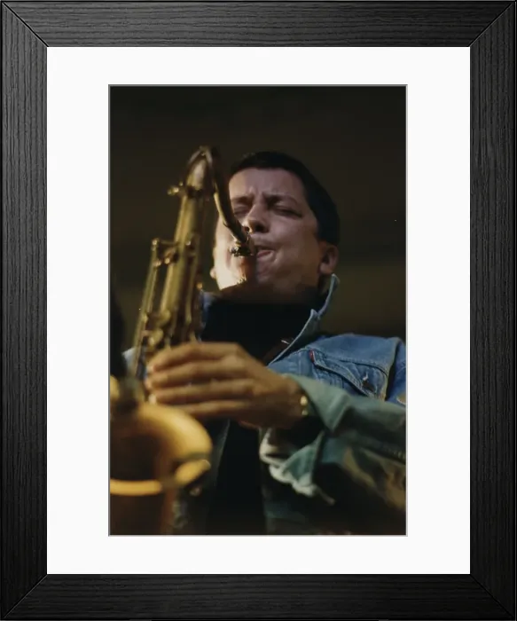 Framed Print : Andy Sheppard, Cambridge, 1991. Creator: Brian Foskett