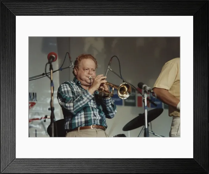 Framed Print : Red Rodney, Edinburgh Jazz Festival, Scotland, 1988. Creator: Brian Foskett Framed Print : Red Rodney, Edinburgh Jazz Festival, Scotland, 1988. Creator: Brian Foskett