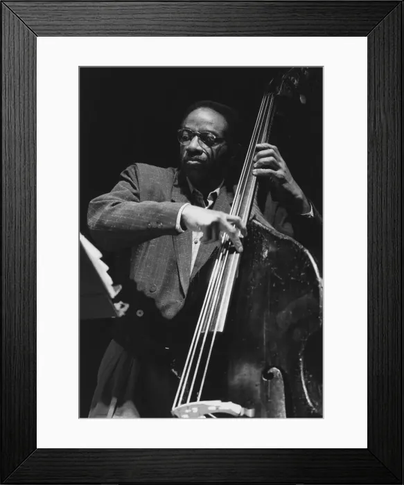 Framed Print : Reggie Workman, London 1997. Creator: Brian Foskett Framed Print : Reggie Workman, London 1997. Creator: Brian Foskett