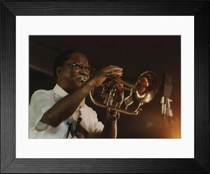 Framed Print : Clark Terry, North Sea Jazz Festival, Netherlands, 1991. Creator: Brian Foskett Framed Print : Clark Terry, North Sea Jazz Festival, Netherlands, 1991. Creator: Brian Foskett