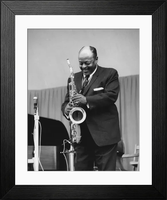 Framed Print : Ben Webster, Birmingham Jazz Festival, 1967. Creator: Brian Foskett Framed Print : Ben Webster, Birmingham Jazz Festival, 1967. Creator: Brian Foskett