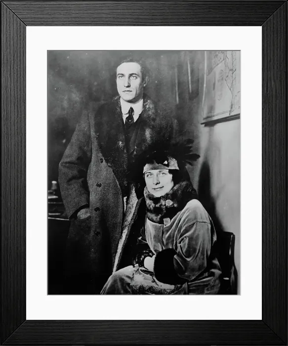 Framed Print : Lou Tellegen & Geraldine Farrar, between c1915 and c1920. Creator: Bain News Service Framed Print : Lou Tellegen & Geraldine Farrar, between c1915 and c1920. Creator: Bain News Service