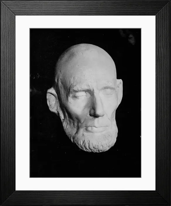 Framed Print : Lincoln Life Mask, between c1915 and c1920. Creator: Bain News Service Framed Print : Lincoln Life Mask, between c1915 and c1920. Creator: Bain News Service