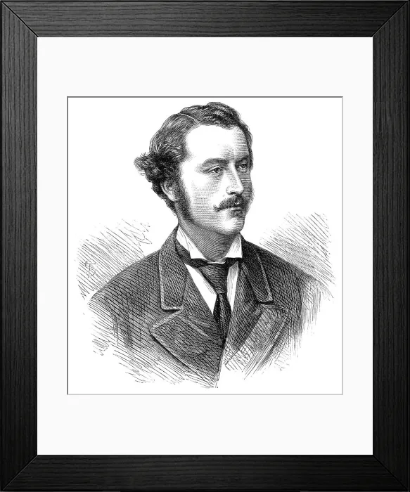 Framed Print : Movers and Seconders of the Address: the Marquis of Huntly, 1870. Creator: Unknown Framed Print : Movers and Seconders of the Address: the Marquis of Huntly, 1870. Creator: Unknown