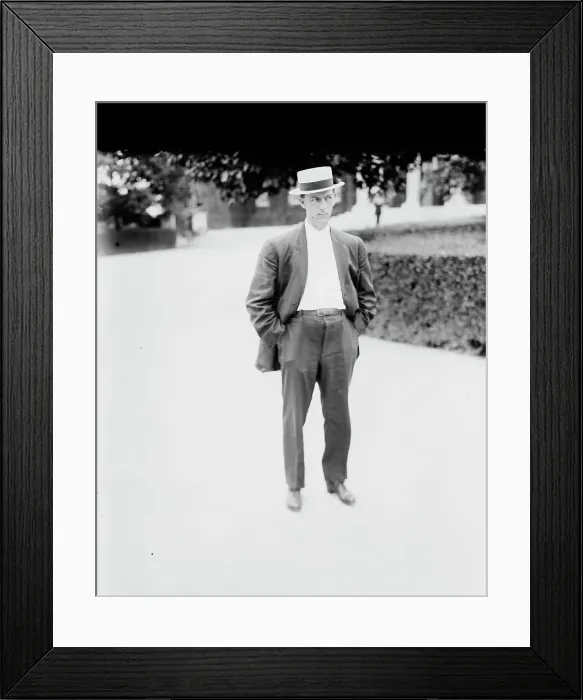 Framed Print : F.C. Burnell, 1914. Creator: Bain News Service Framed Print : F.C. Burnell, 1914. Creator: Bain News Service