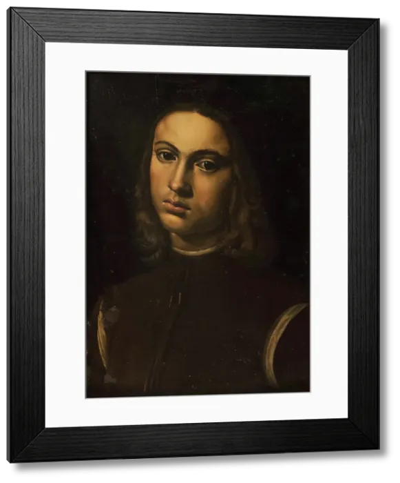 Framed Print : Portrait of Alessandro Braccesi (1445-1503), Second Half of the 15th cen.. Creator: Perugino (ca. 1450-1523) Framed Print : Portrait of Alessandro Braccesi (1445-1503), Second Half of the 15th cen.. Creator: Perugino (ca. 1450-1523)