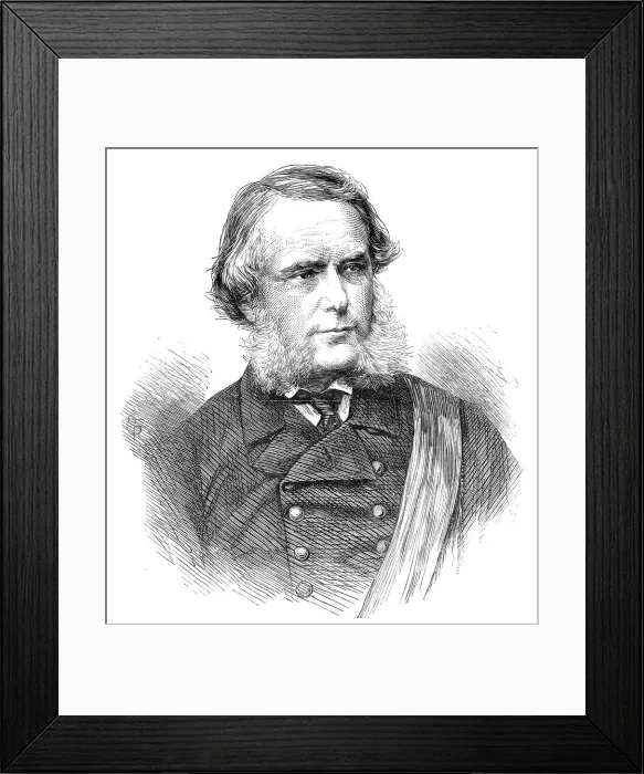 Framed Print : Movers and Seconders of the Address: Captain F. Egerton, 1870. Creator: Unknown Framed Print : Movers and Seconders of the Address: Captain F. Egerton, 1870. Creator: Unknown