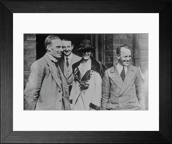 Framed Print : Grieve, Mrs. Hawker, Harry Hawker, between c1915 and c1920. Creator: Bain News Service Framed Print : Grieve, Mrs. Hawker, Harry Hawker, between c1915 and c1920. Creator: Bain News Service