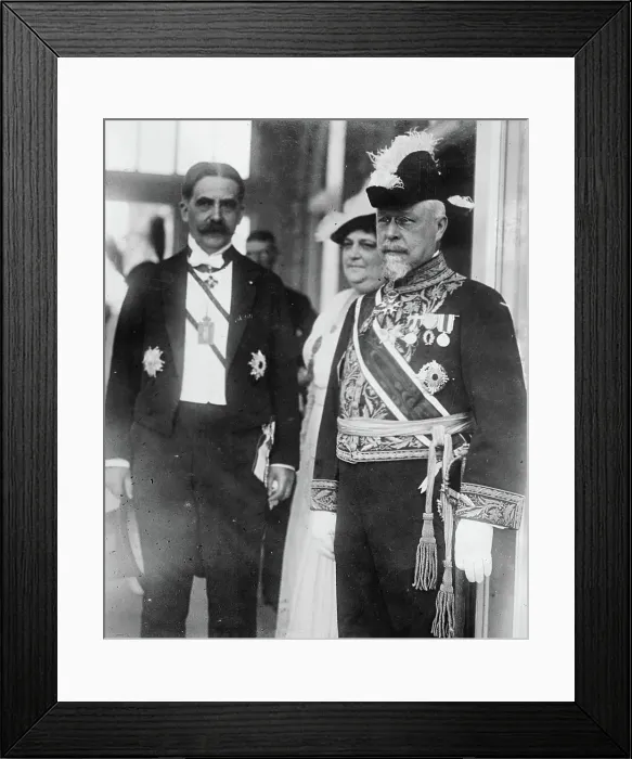 Framed Print : Governor General of Indo-China & French Ambassador, Tokyo, between c1915 and c1920. Creator: Bain News Service Framed Print : Governor General of Indo-China & French Ambassador, Tokyo, between c1915 and c1920. Creator: Bain News Service