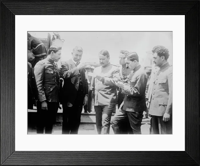 Framed Print : Obregon at El Paso, 1916. Creator: Bain News Service Framed Print : Obregon at El Paso, 1916. Creator: Bain News Service
