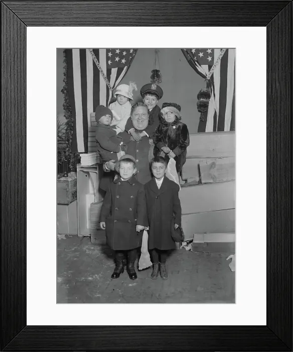 Framed Print : Officer Eugene Cahill at Police Xmas, between c1915 and c1920. Creator: Bain News Service Framed Print : Officer Eugene Cahill at Police Xmas, between c1915 and c1920. Creator: Bain News Service