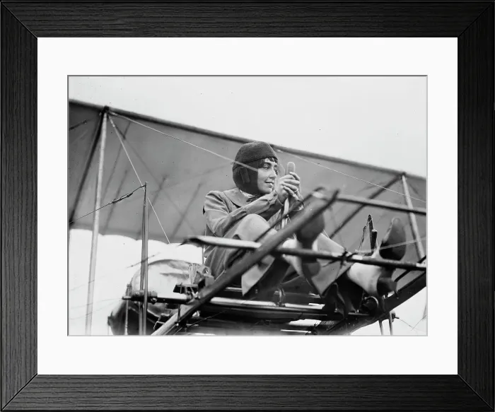 Framed Print : Helene Dutrieu, 1911. Creator: Bain News Service