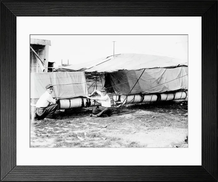 Framed Print : Meckler-Allen Aeroplane, between c1910 and c1915. Creator: Bain News Service Framed Print : Meckler-Allen Aeroplane, between c1910 and c1915. Creator: Bain News Service