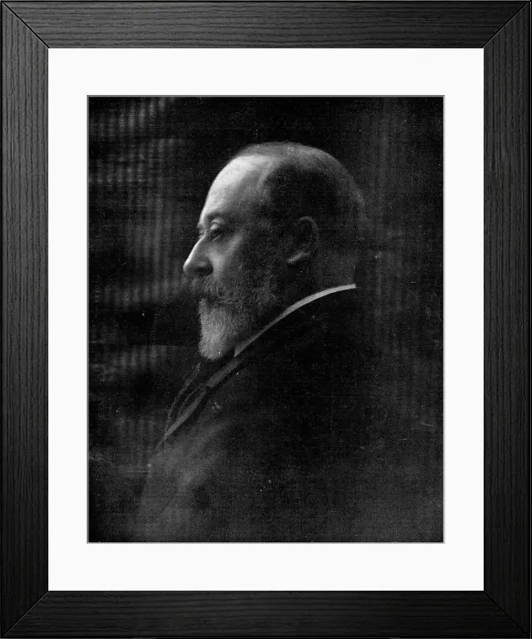 Framed Print : The Royal Visit To Manchester: His Majesty The King, Who Opened The New Royal Infirmary, 1909. Creator: Adolph de Meyer Framed Print : The Royal Visit To Manchester: His Majesty The King, Who Opened The New Royal Infirmary, 1909. Creator: Adolph de Meyer