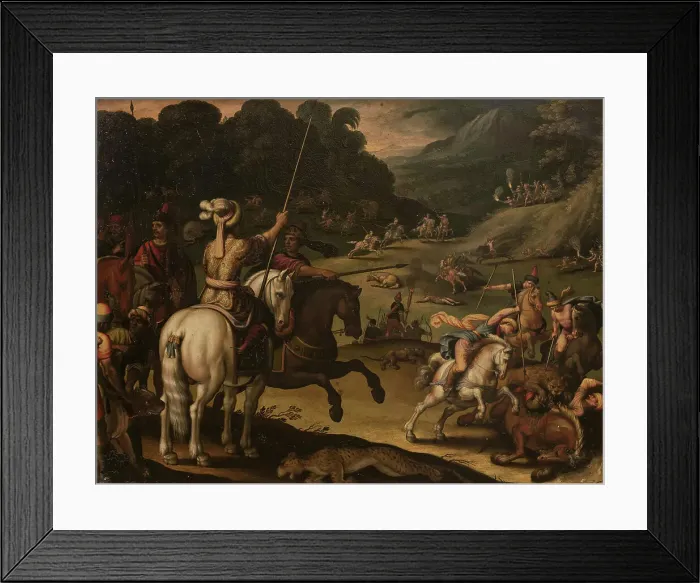 Framed Print : The Hunt, 17th century. Creator: Tempesta; Antonio (1555-1630) Framed Print : The Hunt, 17th century. Creator: Tempesta; Antonio (1555-1630)