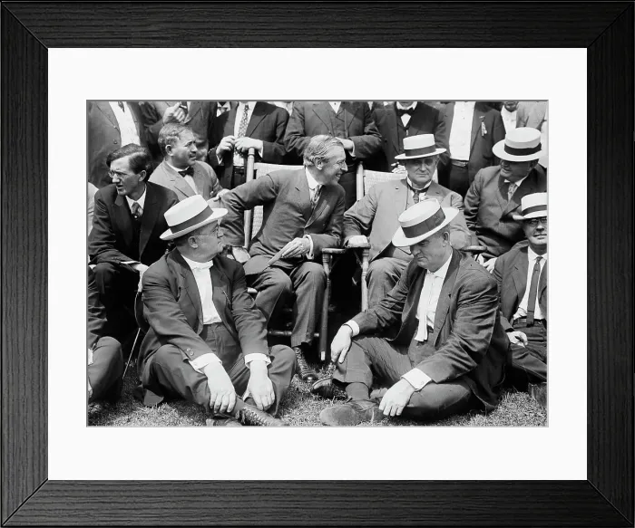 Framed Print : Woodrow Wilson; Champ Clark, between c1910 and c1915. Creator: Bain News Service Framed Print : Woodrow Wilson; Champ Clark, between c1910 and c1915. Creator: Bain News Service