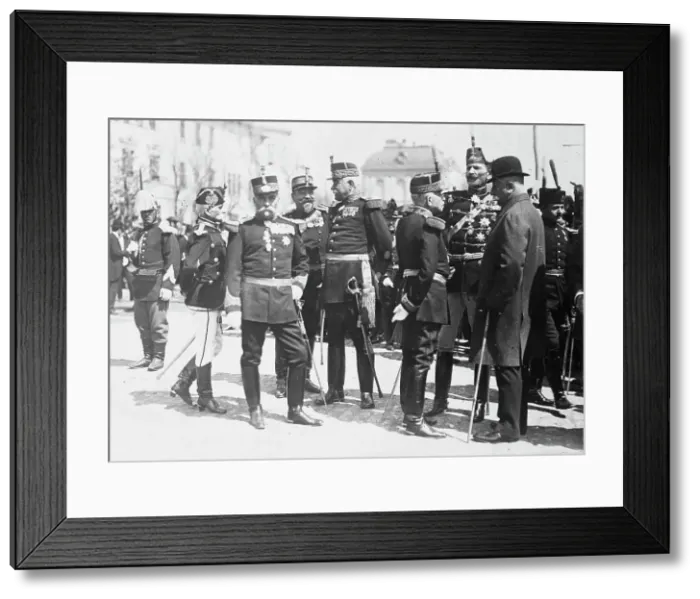 Framed Print : Rumanian Officers, between c1915 and c1920. Creator: Bain News Service Framed Print : Rumanian Officers, between c1915 and c1920. Creator: Bain News Service
