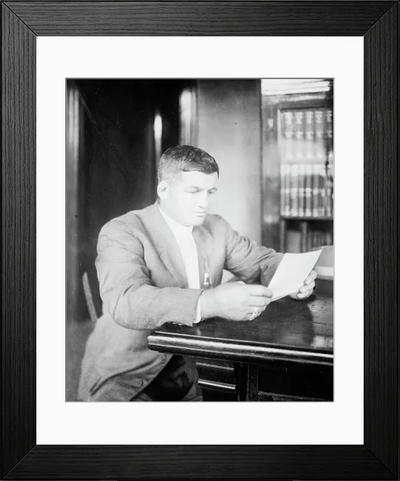 Framed Print : Cyclone Johnny Thompson, between c1910 and c1915. Creator: Bain News Service Framed Print : Cyclone Johnny Thompson, between c1910 and c1915. Creator: Bain News Service