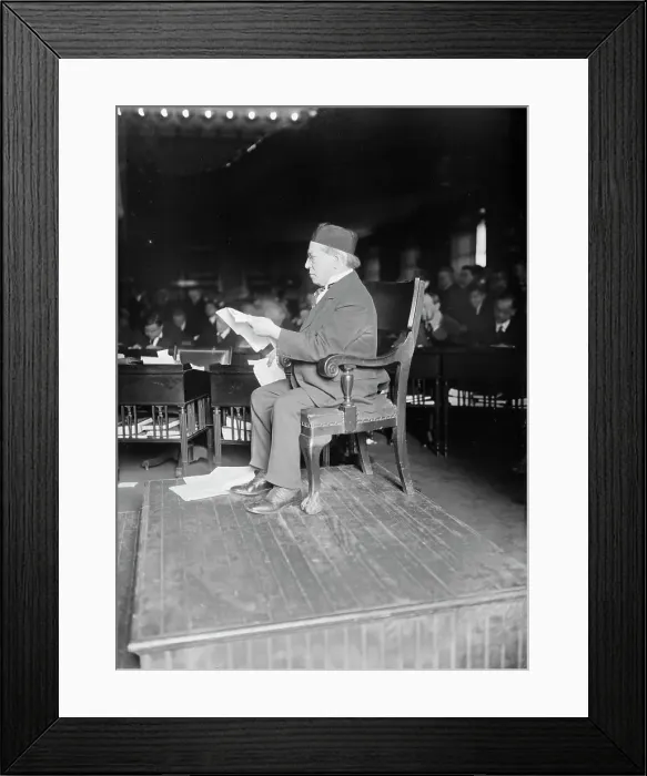 Framed Print : Sam'l [i.e. Samuel] Gompers, 1915. Creator: Bain News Service