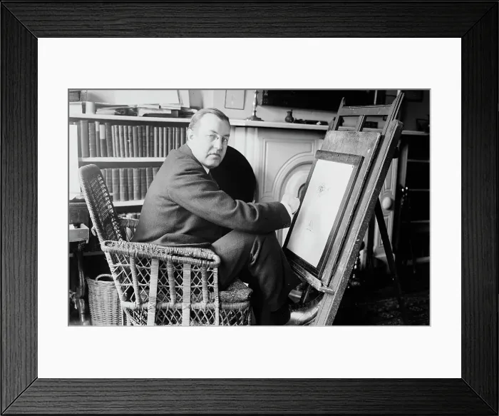 Framed Print : John Wolcott Adams, 1913. Creator: Bain News Service Framed Print : John Wolcott Adams, 1913. Creator: Bain News Service