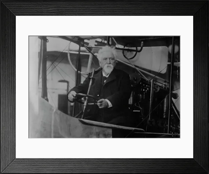 Framed Print : Sir Hiram Maxim, between c1915 and 1916. Creator: Bain News Service Framed Print : Sir Hiram Maxim, between c1915 and 1916. Creator: Bain News Service