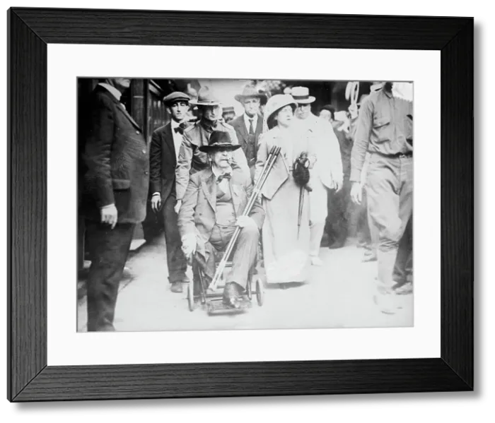 Framed Print : Gen. Sickles & Mrs. Wilmerding, between c1910 and c1915. Creator: Bain News Service Framed Print : Gen. Sickles & Mrs. Wilmerding, between c1910 and c1915. Creator: Bain News Service