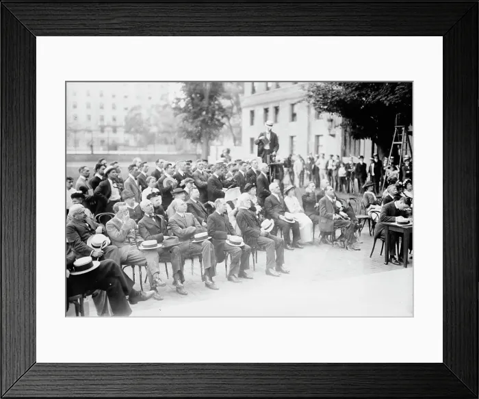 Framed Print : Jefferson unveiling, 1914. Creator: Bain News Service Framed Print : Jefferson unveiling, 1914. Creator: Bain News Service