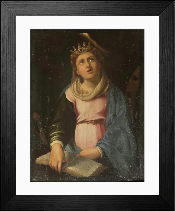Framed Print : Saint Catherine of Alexandria, c1600-1610. Creator: Galizia; Fede (1578-1630) Framed Print : Saint Catherine of Alexandria, c1600-1610. Creator: Galizia; Fede (1578-1630)
