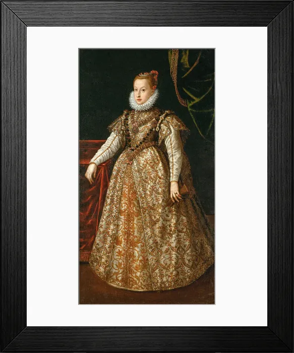 Framed Print : Portrait of Anna Caterina Gonzaga (1566-1621), Duchess of Mantua, Archduchess of Further... c1585. Creator: Anonymous () Framed Print : Portrait of Anna Caterina Gonzaga (1566-1621), Duchess of Mantua, Archduchess of Further... c1585. Creator: Anonymous ()