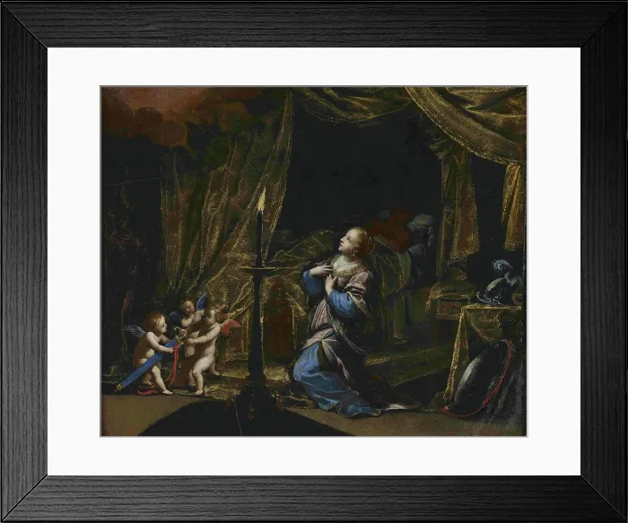 Framed Print : Judith's Prayer, 1623-1624. Creator: Stella; Jacques (1596-1657) Framed Print : Judith's Prayer, 1623-1624. Creator: Stella; Jacques (1596-1657)