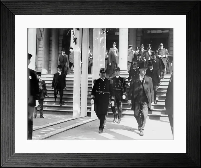 Framed Print : Osterhaus & Ridder at City Hall, 1912. Creator: Bain News Service Framed Print : Osterhaus & Ridder at City Hall, 1912. Creator: Bain News Service