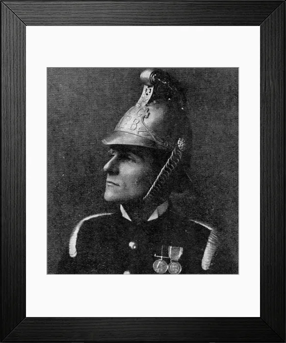 Framed Print : Lieutenant Sampson Sladen, R.N. appointed Chief Officer of the London Fire Brigade, 1909. Creator: Thiele & Co Framed Print : Lieutenant Sampson Sladen, R.N. appointed Chief Officer of the London Fire Brigade, 1909. Creator: Thiele & Co