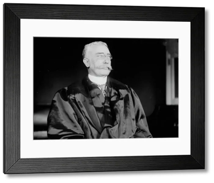 Framed Print : Judge W.W. Foster in judicial robe, 1910. Creator: Bain News Service Framed Print : Judge W.W. Foster in judicial robe, 1910. Creator: Bain News Service