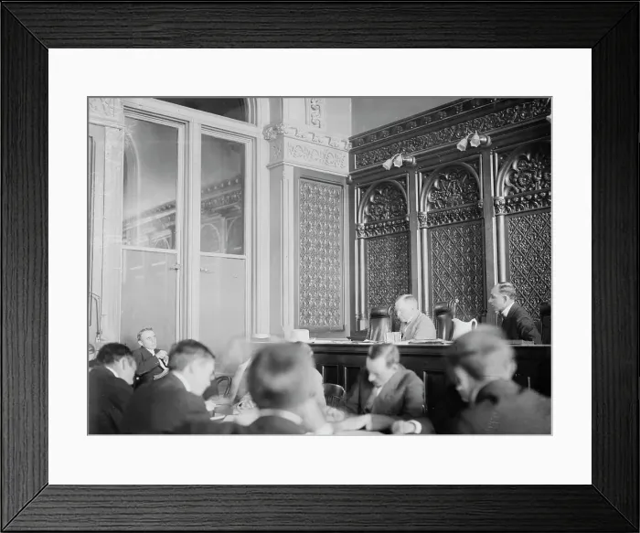Framed Print : Hennessy examining Delaney, 1913. Creator: Bain News Service Framed Print : Hennessy examining Delaney, 1913. Creator: Bain News Service